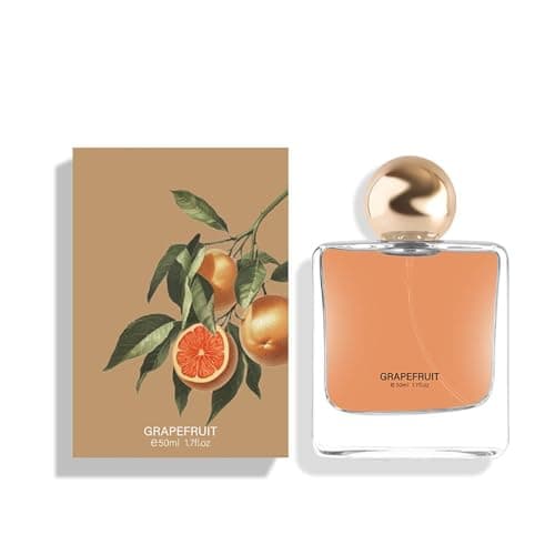 Image of Grapefruit Floral Fruity Eau de Parfum, Fresh Citrus & Floral Notes, Long-Lasting Light Scent, Unisex - Soothing for body, mind and soul 50ml