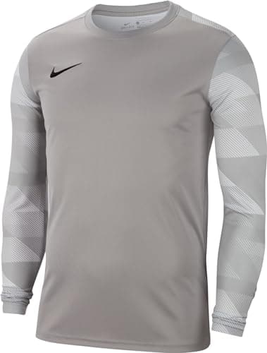 Image of NIKE CJ6066-052 Dri-FIT Park 4 Goalkeeper JBY Sweatshirt Men's PEWTER GREY/WHITE/BLACK Size M