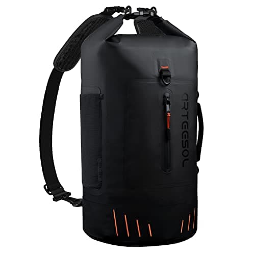Image of Dry Bag Upgraded 45L/40L/30L/20L Multifunction Waterproof Bag Dry Sack with Phone Dry Bag or Shoulder Pads, Perfect for Paddleboarding/Kayaking/Canoeing/Camping/Fishing/Swimming/Rafting