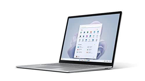 Image of Microsoft Surface Laptop 5 - 15 Inch 2-in-1 Tablet PC - (Intel Core i7-1255U, 8GB RAM, 256GB SSD, Windows 11 Home) - Platinum
