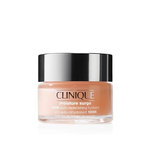 Image of Clinique Moisture Surge 100H Auto-Replenishing Hydrator Oil Free Face Moisturiser With Hyaluronic Acid + Aloe Vera Bioferment For All Skin Types | Hydrating + Moisturising