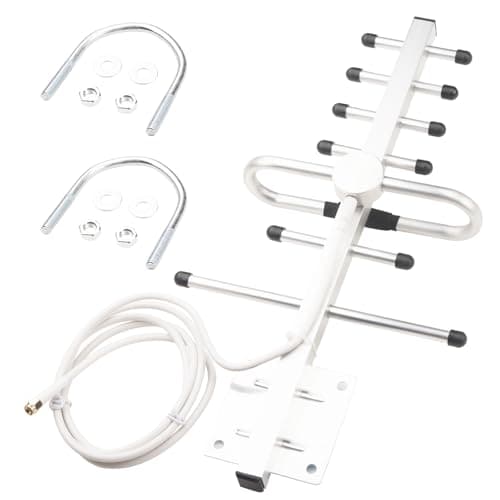 Image of BOOBRIE Yagi Directional Antenna 698-2700MHz 5dBi 4G 5G LTE Outdoor 7Unit High Gain Yagi WiFi Antenna SMA Male Connector 1.5M RG58 Cable for Router Network Card WiFi