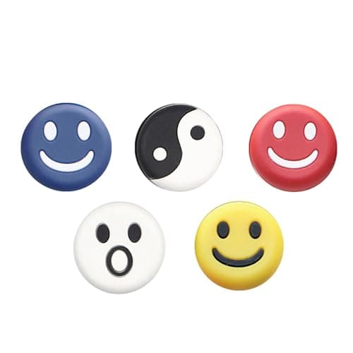 Image of Tennis Racket Vibration Dampeners, Tennis Racket Shock Absorber, Colorful Tennis Accessories (5 pcs)