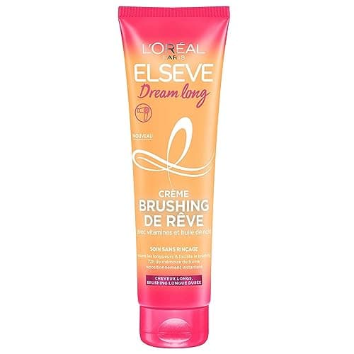 Image of L'Oréal Paris - Cream Brushing for Long Hair - Makes Blow Drying Easier - Castor Oil - Elseve Dream Long - 150ml