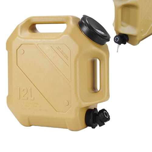Image of Camping Water Jugs - 14.17 Inch PE PP Folding Water Tank | Portable Container with Tap, Canteen, No Leakage, Vehicle Picnic Storage, Outdoor Camping Equipment