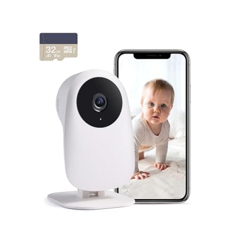 Image of Nooie Baby Monitor,Baby Monitor with Camera and Night Vision, 2KHD Video baby camera with Real-Time Cry/Motion/Sound Alerts,2-Way Audio & Alexa/Google Home Compatibility, SD Card Included or Cloud