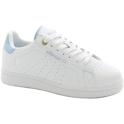 Image of Ellesse Cupsole Womens Trainers White/SkyBlue 6 UK