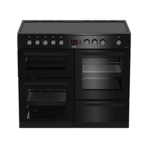 Image of Beko KDVC100K 100cm Electric Range Cooker With 5 Zone Ceramic Hob - Black