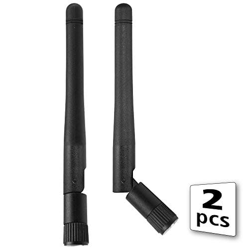 Image of Akasa Omni-Directional Tri-Band Wi-Fi Antenna | RP-SMA Male | 2 pcs | 2dBi | Compliant with IEEE 802.11a/b/g/ac/ad Frequency | A-ATN01-BK