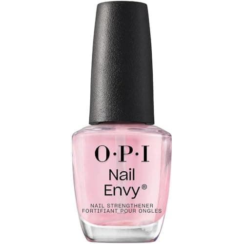 Image of OPI Nail Envy Nail Strengthener, Pink to Envy Sheer Pink Nail Polish Treatment with Vegan Formula to Strengthen Weak & Thin Nails, 15ml