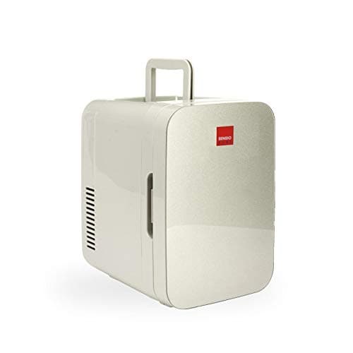 Image of SENSIOHOME 10L Mini Fridge Cooler & Warmer for Drinks, Food, Skincare, Beauty, Makeup, Medicine, Insulin, Milk, AC+DC, 12v, UK & EU Plug, Portable, For Home, Bedroom, Travel, Camping, Car, Gaming, Uni