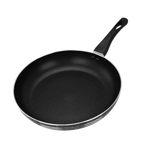 Image of Royalford Non-Stick Frying Pan 32 CM | Aluminium Fry Pan for Induction Hob Skillet Pan | Saute Pan with 3-Layer PFOA-Free Coating for Healthy & Less Oil Cooking, Cool Touch Bakelite Handle | Black