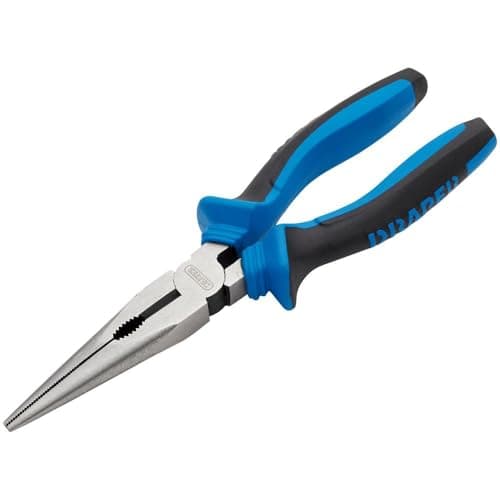 Image of Draper 44143 Long Nose Plier with Soft Grip, 200mm