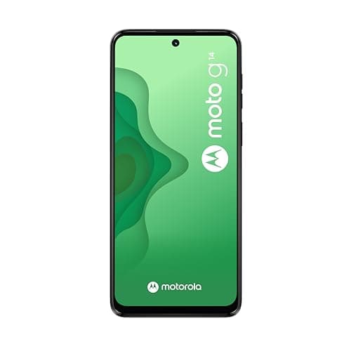 Image of Motorola Moto G14 4G RAM 4GB 128GB Steel Grey Unlocked Smartphone Screen 6.5" 5000mAh Battery Charger USB Cable and Protective Case FR Version