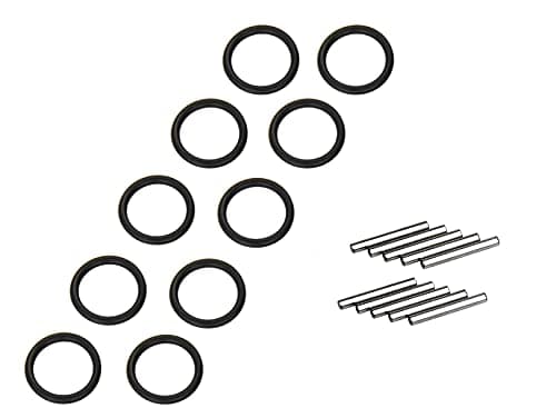 Image of Replacement Pin and O-Ring, 3.5 mm Impact Ring and Pin 3 x 24mm Socket Pins for 1/2" Impact Socket Scaffolders for Impact Wrench, Pressure Washer (10 PCS)