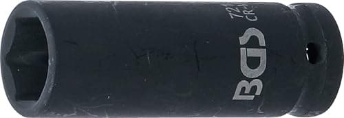 Image of BGS 7219 | Impact Socket Hexagon, deep | 12.5 mm (1/2") Drive | 19 mm