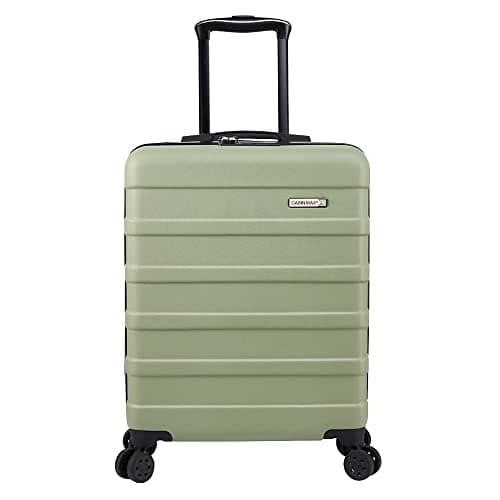 Image of Cabin Max Anode 55x40x20 Cabin Suitcase, Built in Lock, Lightweight Carry On, 8 Wheels, Wet Pocket, Suitable for Ryanair, Easyjet, Paid Hand Luggage Carry-Ons (55 x 40 x 20 cm 40l)