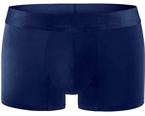 Image of Comfyballs Mens No Show Cotton Regular Boxer Underwear - Navy - Large