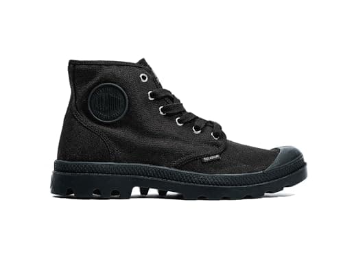 Image of Palladium Pampa Hi, Men's Ankle Boots, - Schwarz (BLACK/BLACK 060), 8.5 UK