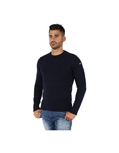 Image of SCHOTT Men's Jumper Not Applicable, Blue (Navy), (Manufacturer Size: X-Large)