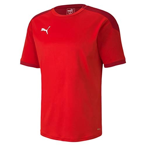 Image of PUMA Men'S Teamfinal 21 Training Jersey T-Shirt, Red-Chili Pepper, X-Large