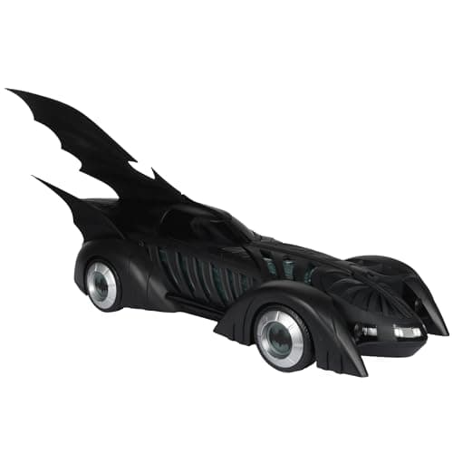 Image of McFarlane DC Multiverse Batmobile (Batman Forever) Glow in the Dark Gold Label Vehicle Toys