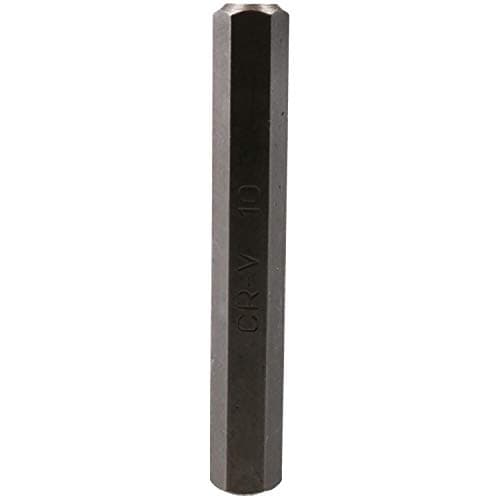 Image of 10mm Hex Allen Key Bit 75mm Length 10mm Shank Chrome Vanadium Hardened Tip