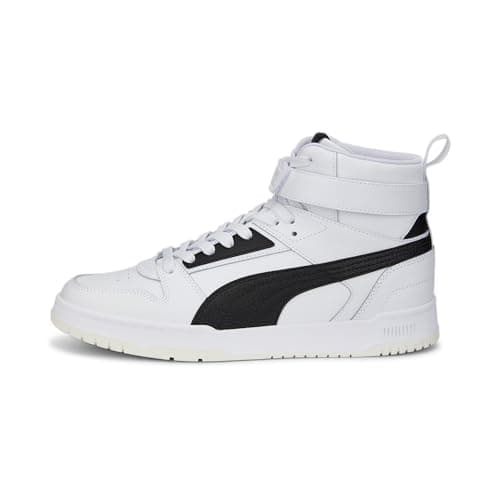 Image of Puma Unisex Adults Rbd Game Sneakers, Puma White-Puma Black-Puma Team Gold, 12 UK