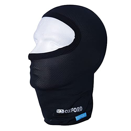 Image of Oxford Cool Max Balaclava for Cyclists/Motorcyclists - Black, One Size