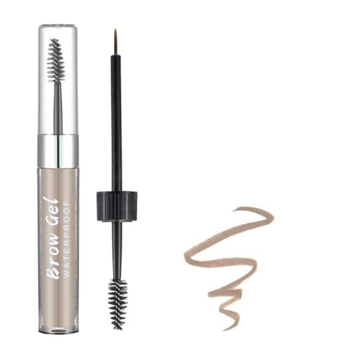 Image of Eyebrow Gel Brow Makeup Gel, Warm Blonde Eyebrow Tint Kit Dye Brow Pomade, Long-Lasting Waterproof Eye Brow Pigment with Brush for Natural Makeup Shades Eyebrow Stamp Eyelash 01#