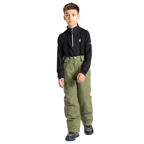 Image of Dare 2b Kids Unisex Outmove II Waterproof Ski Trousers with Reflective Detailing, Thermal Breathable Fabric - Perfect for Winterwear and Snow Sports