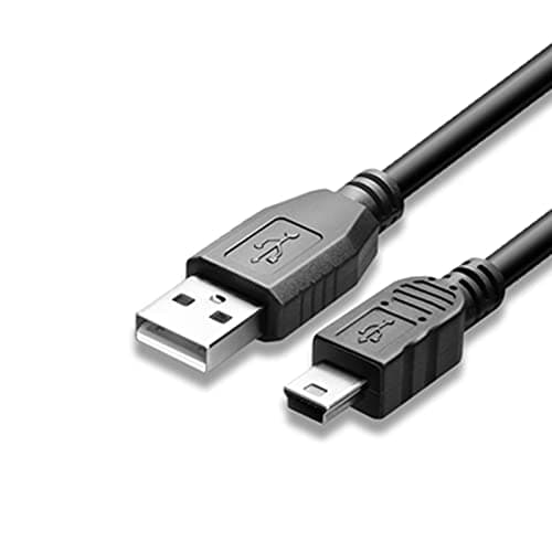 Image of Adhiper UC-E4 Power Cable Replacement USB Cable Data Synchronization Cable Compatible with Nikon D300 D3100 D3100S D3X D40 D40X D50 D60 D70 D100 D700 D40X D300s Digital SLR Camera(1.5M/Black)