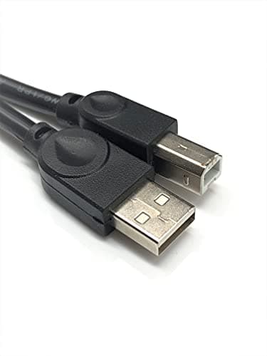 Image of T-ProTek USB Cable Printer Cable Scanner Connector Compatible with Oki mb472dnw A4 Multifunction Wireless Mono Laser