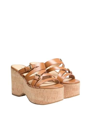 Image of GUESS womens Nailah, Medium Natural 101, 5 UK