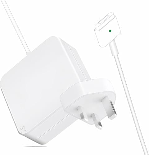 Image of COOYA 60W T-Tip Fast Charger, for MacBook Pro Laptop Adapter, Compatible with MacBook Pro/Air 11"&13" inch (2012-2018), Compatible Models A1425/A1502/A1465/A1466/A1436/A1435, Suitable for 60W/45W