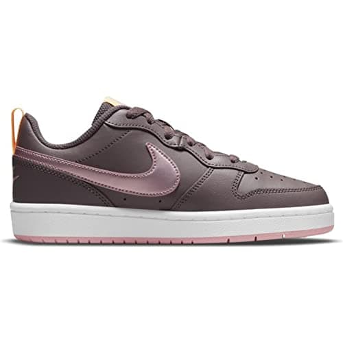 Image of Nike Court Borough Low 2 (GS), Kids Basketball Shoes, 200 Hours Purple Icing Pink Melon Ti, 3 UK
