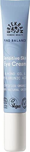 Image of Urtekram Fragrance Free Moisturizing and nourishing Eye Cream for sensitive skin - eye cream for dark circles and puffy eyes - with conditioning almond oil - Natural and Vegan - 15ml