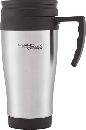 Image of Stainless Steel Travel Mug with Slide Lock Lid 400ml