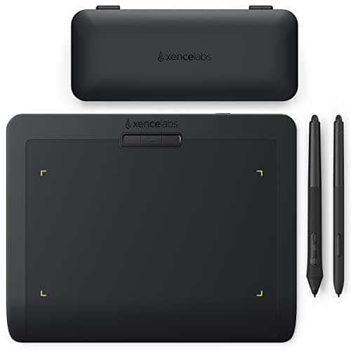 Image of Xencelabs Pen Tablet Small Professional 8" Wireless Drawing Tablet 16:9 Aspect Ratio Ultrathin Portable Graphic Tablet with 2 Battery-Free Pens 8192 Levels Pressure for Windows-ARM/Windows/Mac/Linux