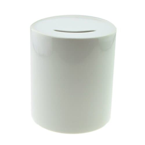 Image of GTR-Prestige Giftware Plain White Ceramic Money Box Suitable for Sublimation or Just as it is - XMBX
