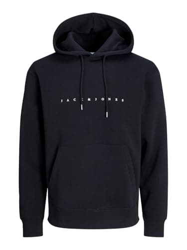 Image of JACK & JONES Mens JJ Sweat Hoodie Black L