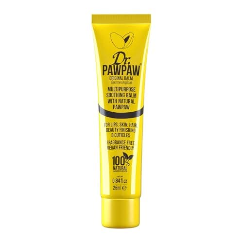 Image of Dr.PAWPAW Original Balm 25ml, Multi Purpose Natural Hydrating Lip Balm for Lips Skin Hair Cuticles and Nails, Pawpaw Aloe Vera Olive Oil Vegan Moisturiser for Dry Sensitive Skin