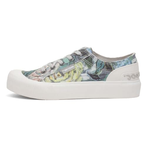 Image of Rocket Dog Jazzin Plus Ashford Womens Grey Canvas - Size 3 UK - Multicolour