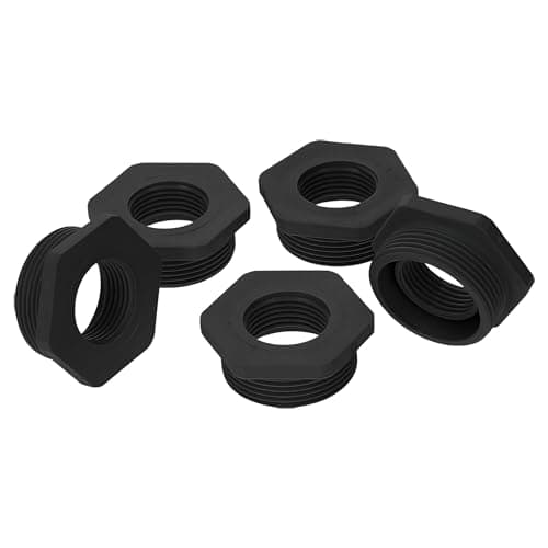 Image of Kalitec G6322010 Reduction M32/M20 Plastic Black I Reducer Cable Gland Hexagonal I M20 Female Thread I M32 Male Thread I IP68 Pack of 5