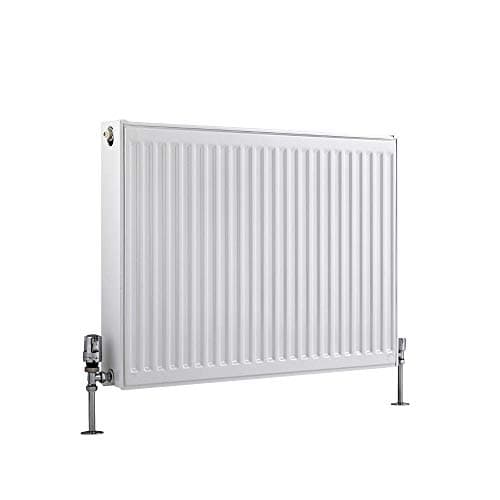 Image of Milano Compact White Type 22 Horizontal Double Panel Convector Radiator - 600mm x 800mm