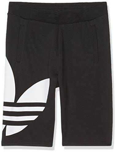 Image of adidas Originals Kids' Big Trefoil Shorts, Black/White, S