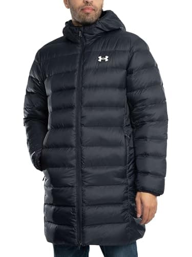 Image of Under Armour Men's Legend Down Parka Jacket, Black, S