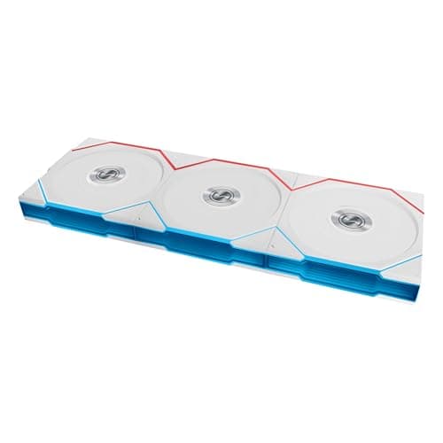 Image of Lian Li UNI FAN TL Wireless PC Fan 120mm RGB – 3-Pack Reverse Blade Gaming PC Fans White | PWM Fans - 26 ARGB LEDs - 2,300 RPM - Daisy Chain - High Airflow - Low Vibration - Silent - Infinity Mirror