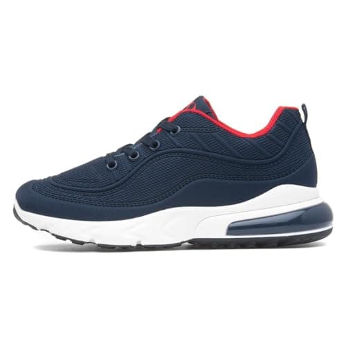 Image of XL Kids Navy Lace Up Trainer - Size 5 UK - Blue