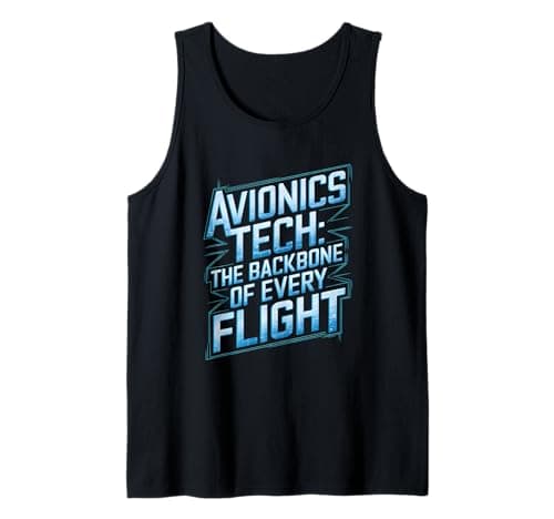 Image of Avionics Tech The Backbone Of Every Flight Aircraft Mechanic Tank Top